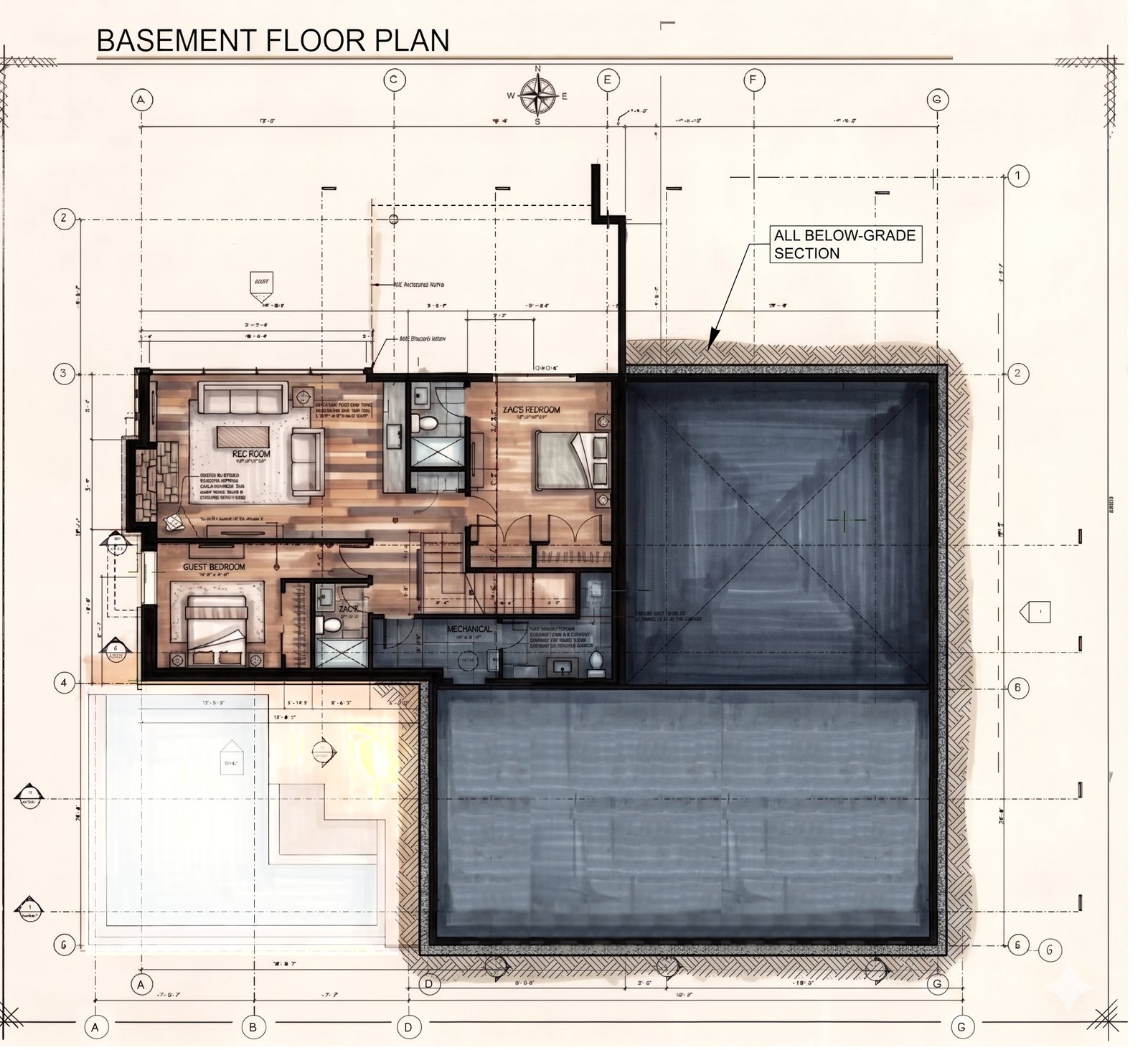 Basement floor plan